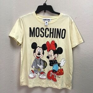 EUC H&M Moschino Disney Mickey & Minnie T-Shirt